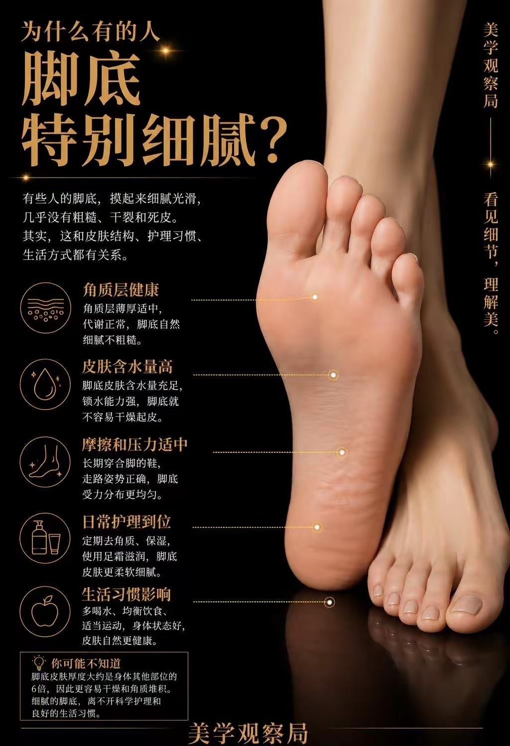脚底也是私密啊，除了自己没人能看到。还有人研究这个？ 