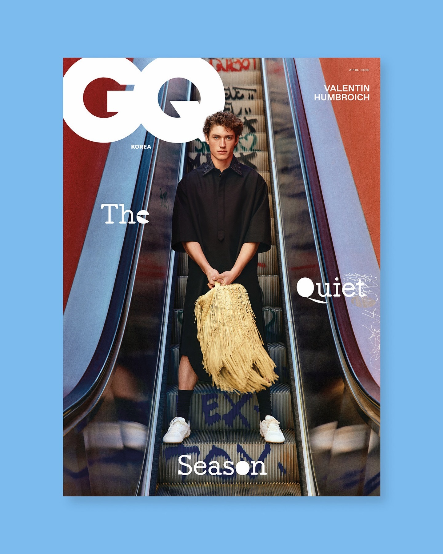 GQ Korea April 2026 韩版GQ 四月刊封面，惊喜迎来中国模特李