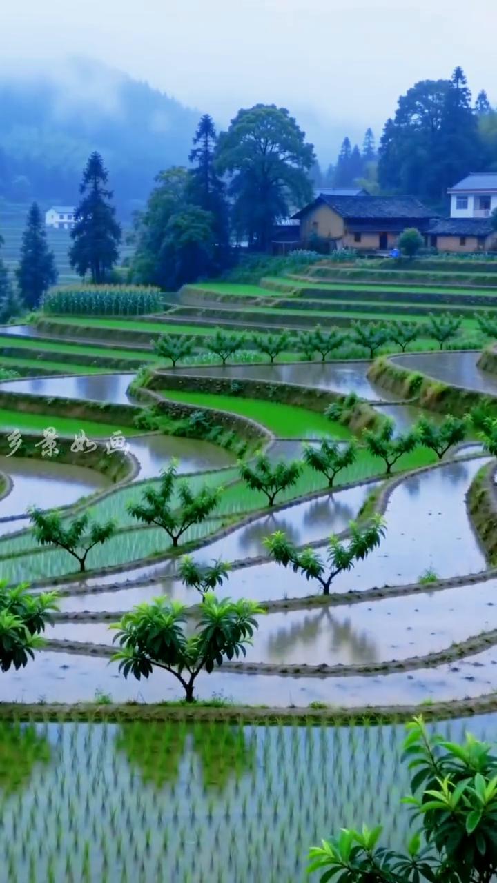 乡景如画。