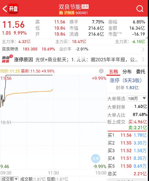 午盘前，双良都炸了一下。 