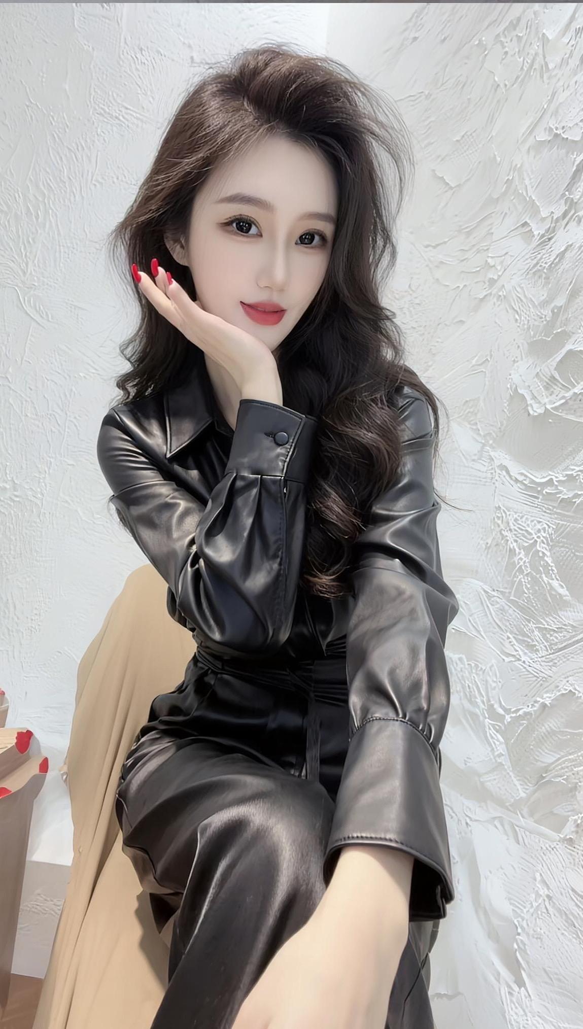 皮装氛围感写真 抖音ai创作