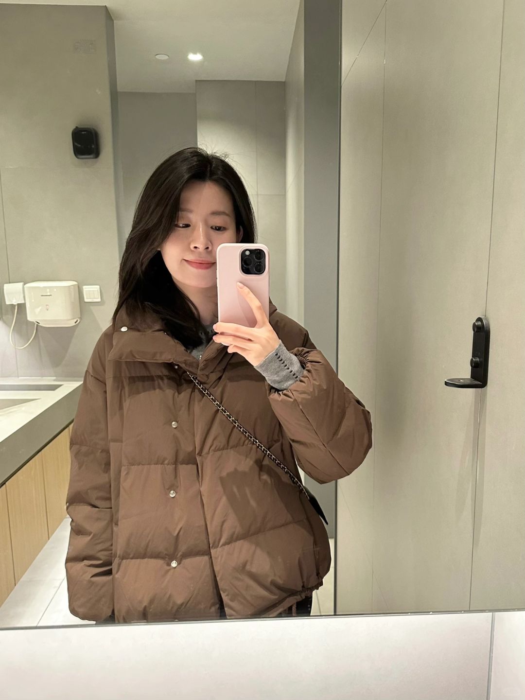 好暖的面包羽绒服