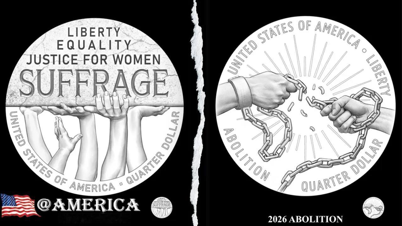 特朗普政府更换了美国250周年纪念币的设计，去掉了废奴和妇女选举权主题。

美国