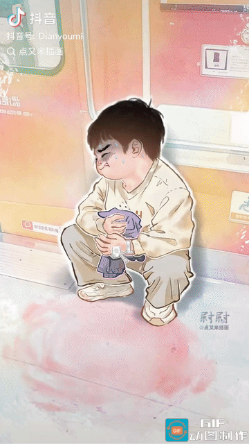 真是善良懂事的，令人心疼！22岁的女孩在地铁内吐了一滩血，即使身体很不适，但她害