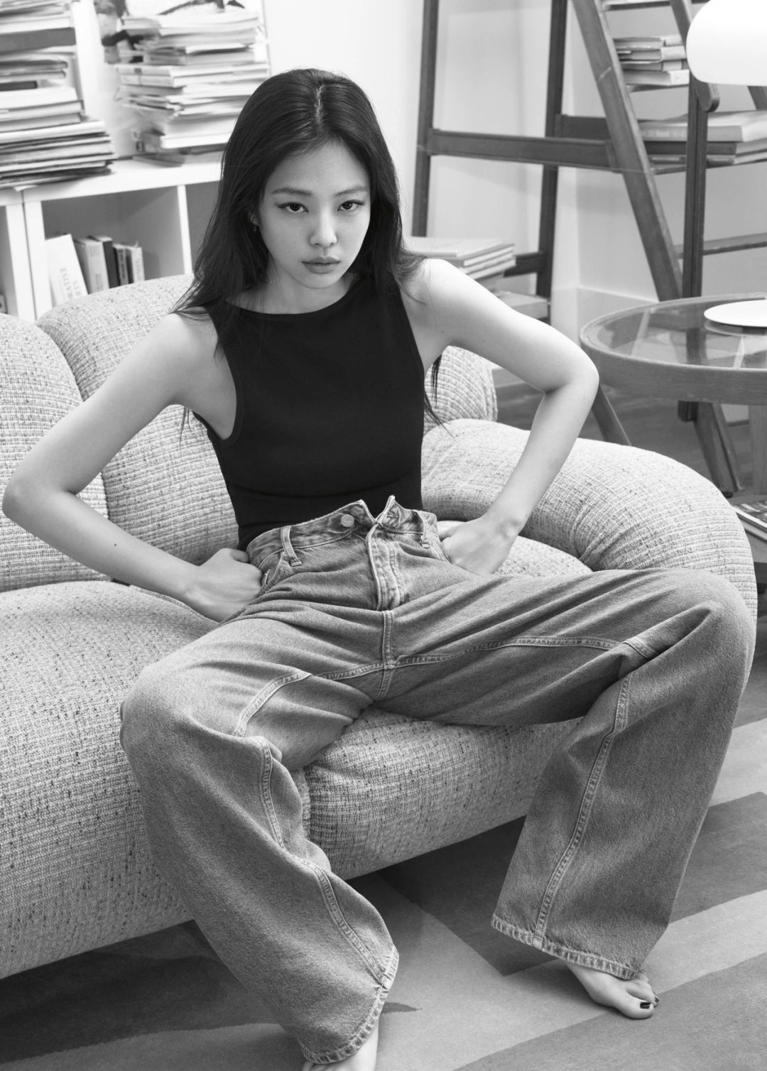 Jennie ck新图，健康有力量感的身材！