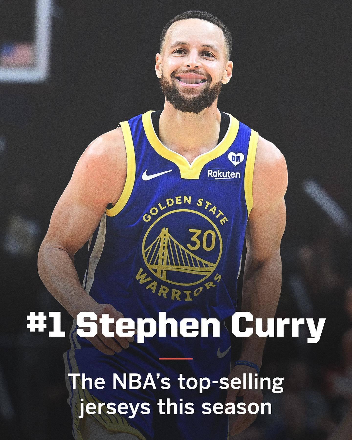 NBA本赛季球衣销量榜前十名！ 你拥有哪一件？[思考] ​​​