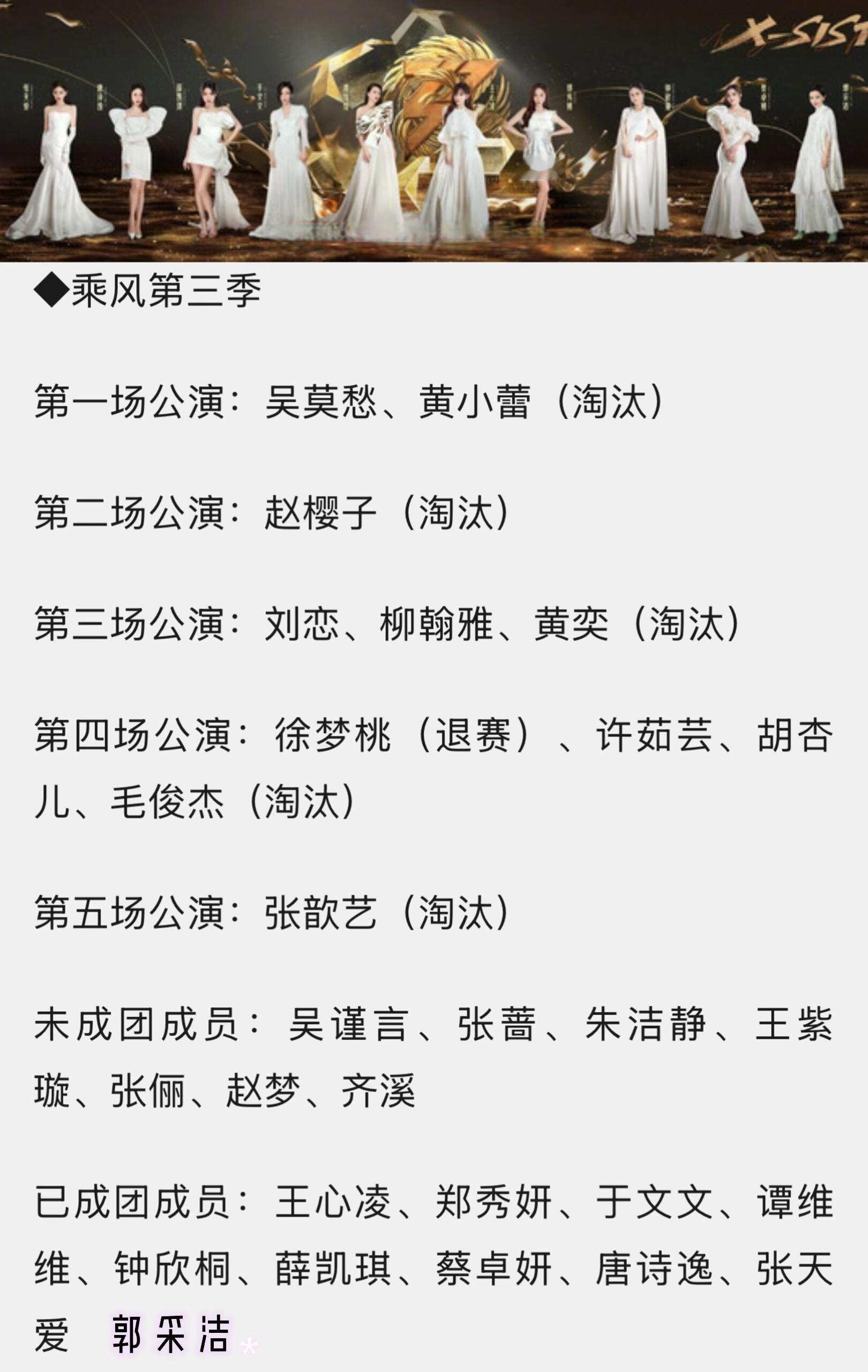 浪姐1，2为什么才7人成团？回顾了浪姐1-6季，1与2季成团人数少的可怜！（成团
