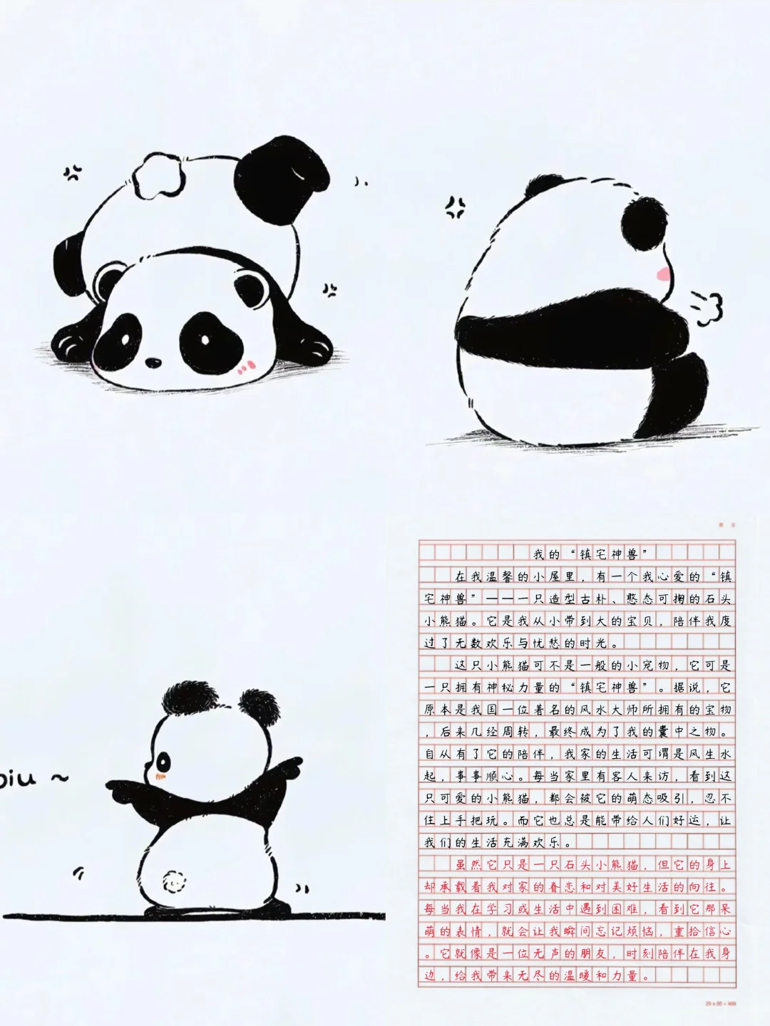 满分💯作文《我的“镇宅神兽”》