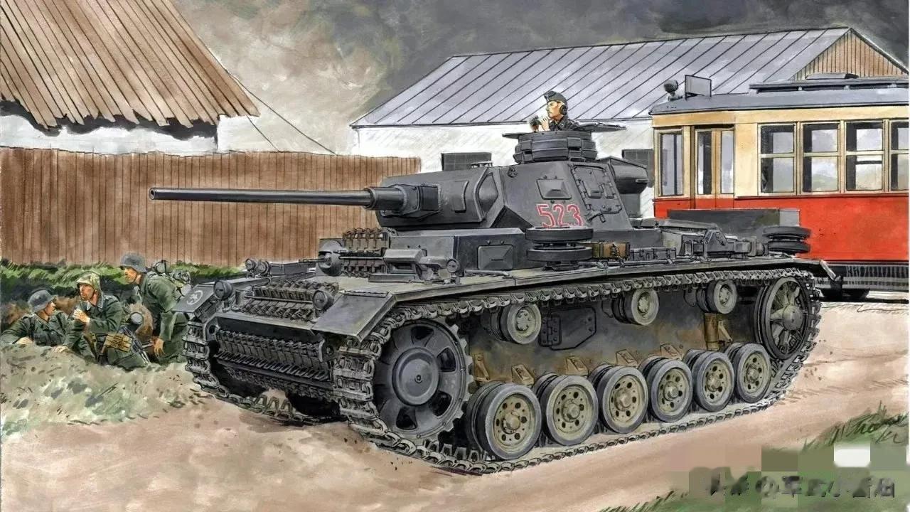  三号坦克是德国在二战中广泛使用的中型坦克，德军军械编号Sd.Kfz.141。三