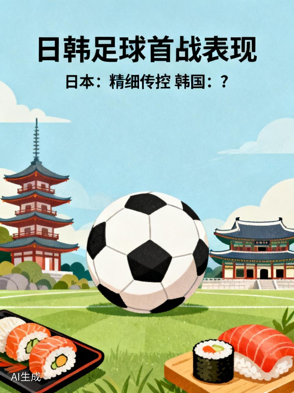 同为亚洲出征世界杯的两支劲旅，日韩走的却是两条截然相反的路子，观赛全程笑点与震撼