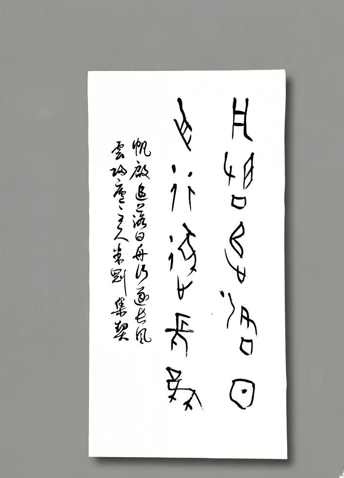 米刚甲骨文作品