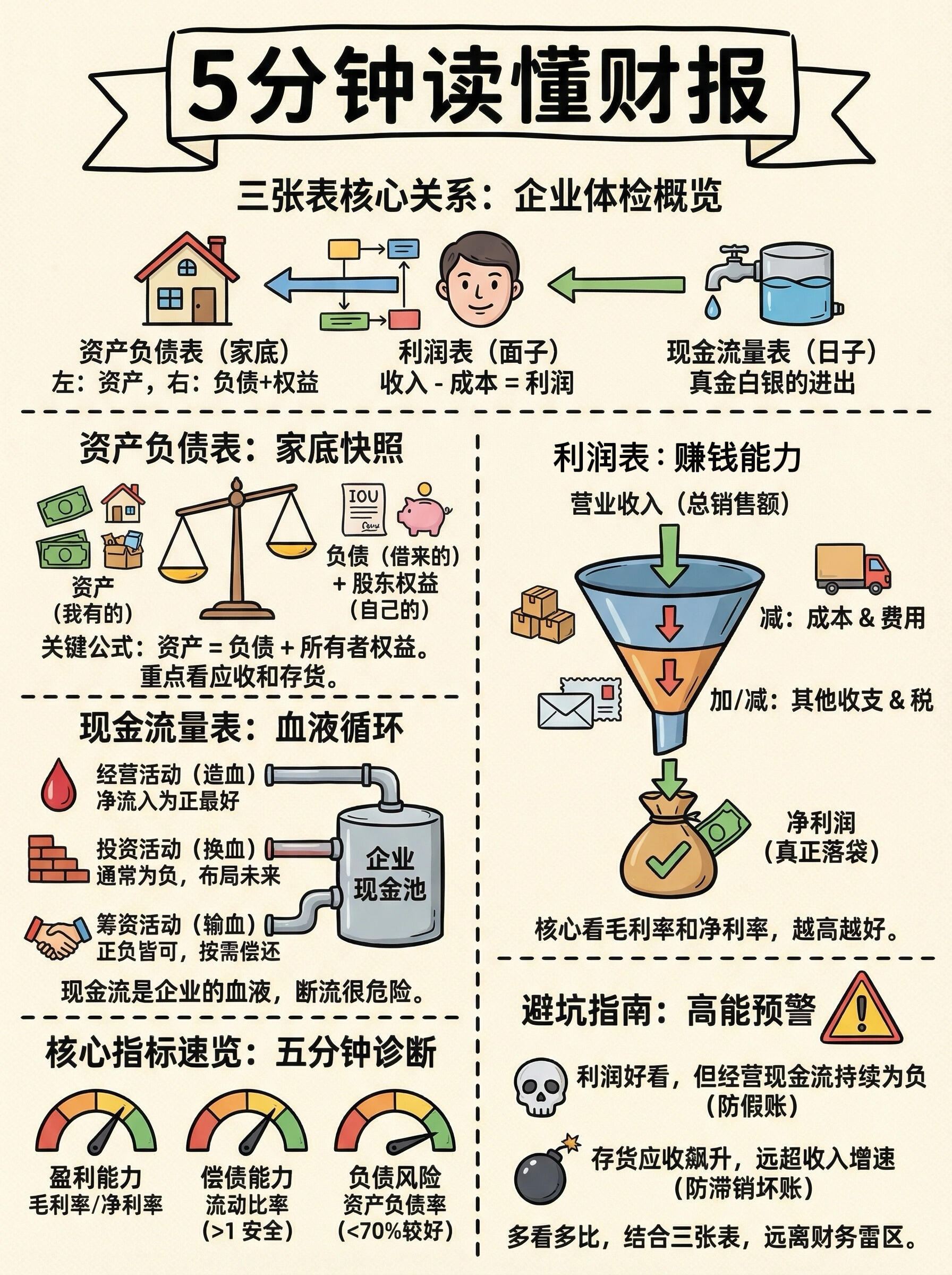 5分钟读懂财报！3张表看透一家公司，分析营收与亏损美团第四季度营收921亿美团第