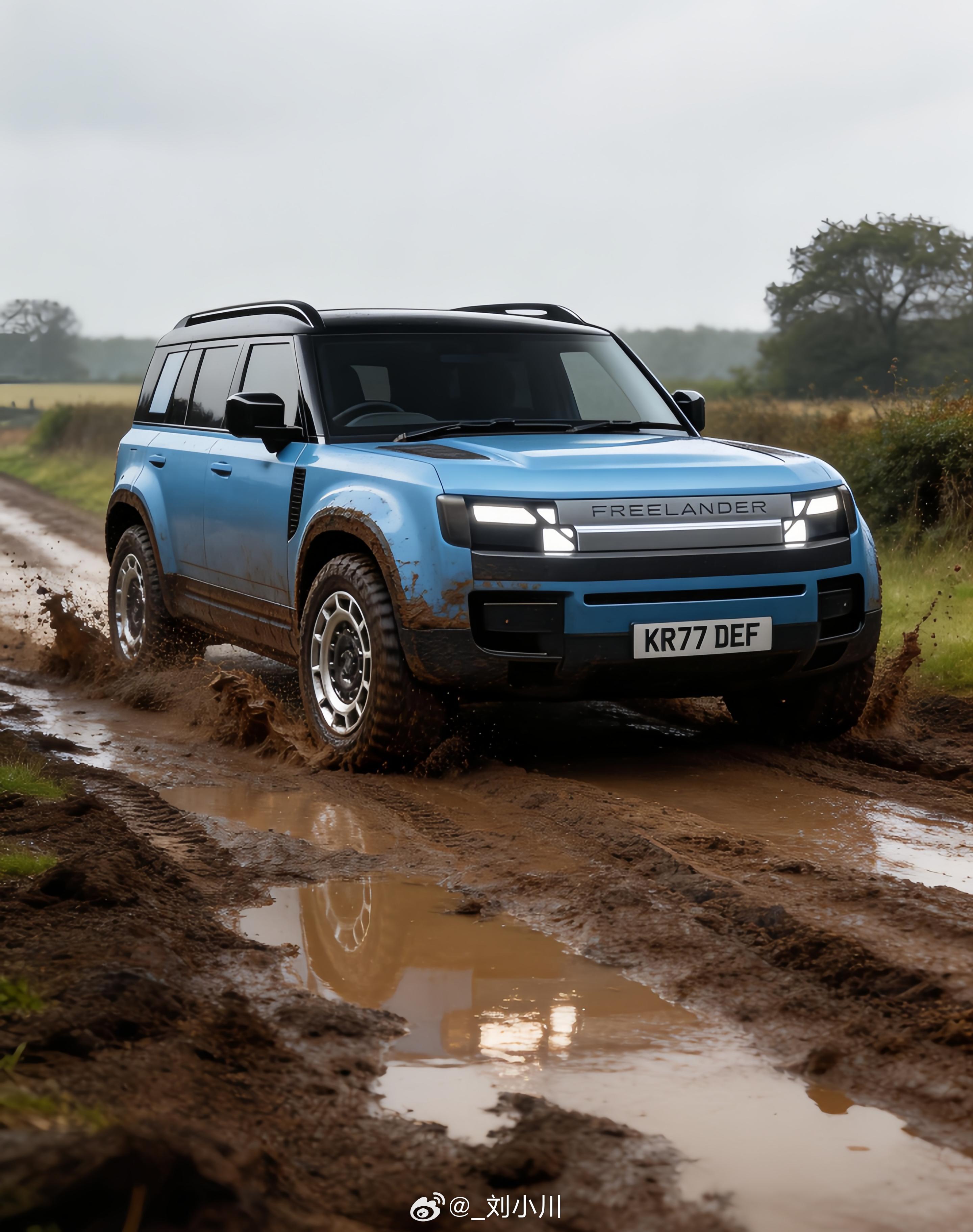 路虎FREELANDER神行者首款车型效果图   图1为新车官方预告图，图2和图