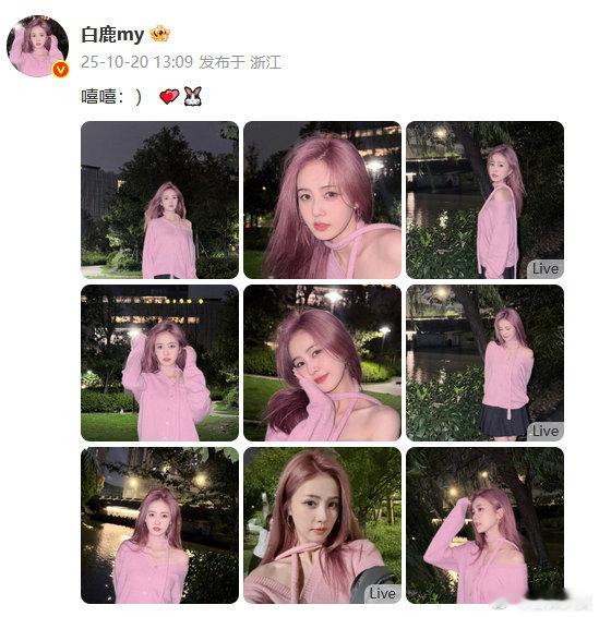 白鹿换头像粉丝秒跟白鹿粉丝换头像粉随正主的可爱，白鹿换头像粉丝秒跟[抱一抱] ​