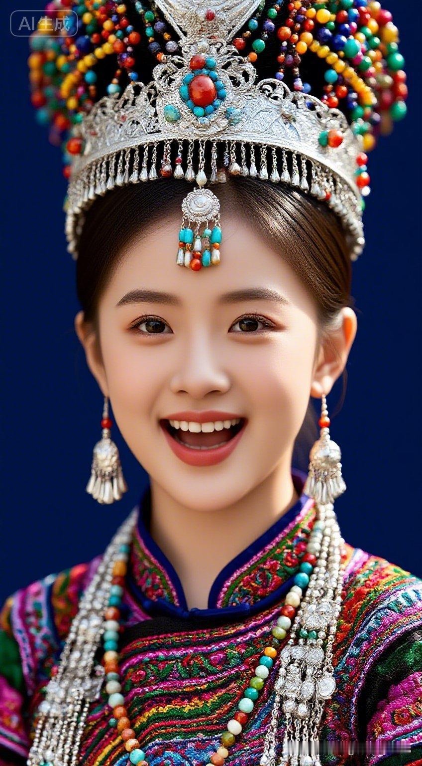 惊艳的民族风头饰，色彩斑斓，美不胜收！