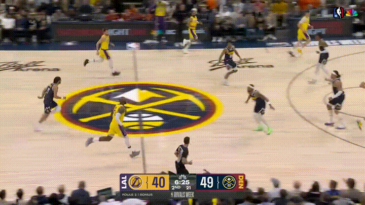 湖人超级巨星詹姆斯真是太狂妄了，他竟然敢在掘金的主场撒野！在今天湖人客场挑战掘金