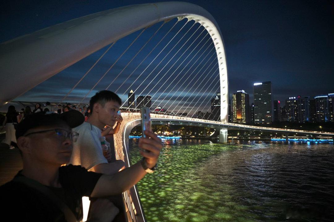 广州晚安😴，献上海心桥的夜夜景城市掠影广州 M11-P 叙21 3.5 M35