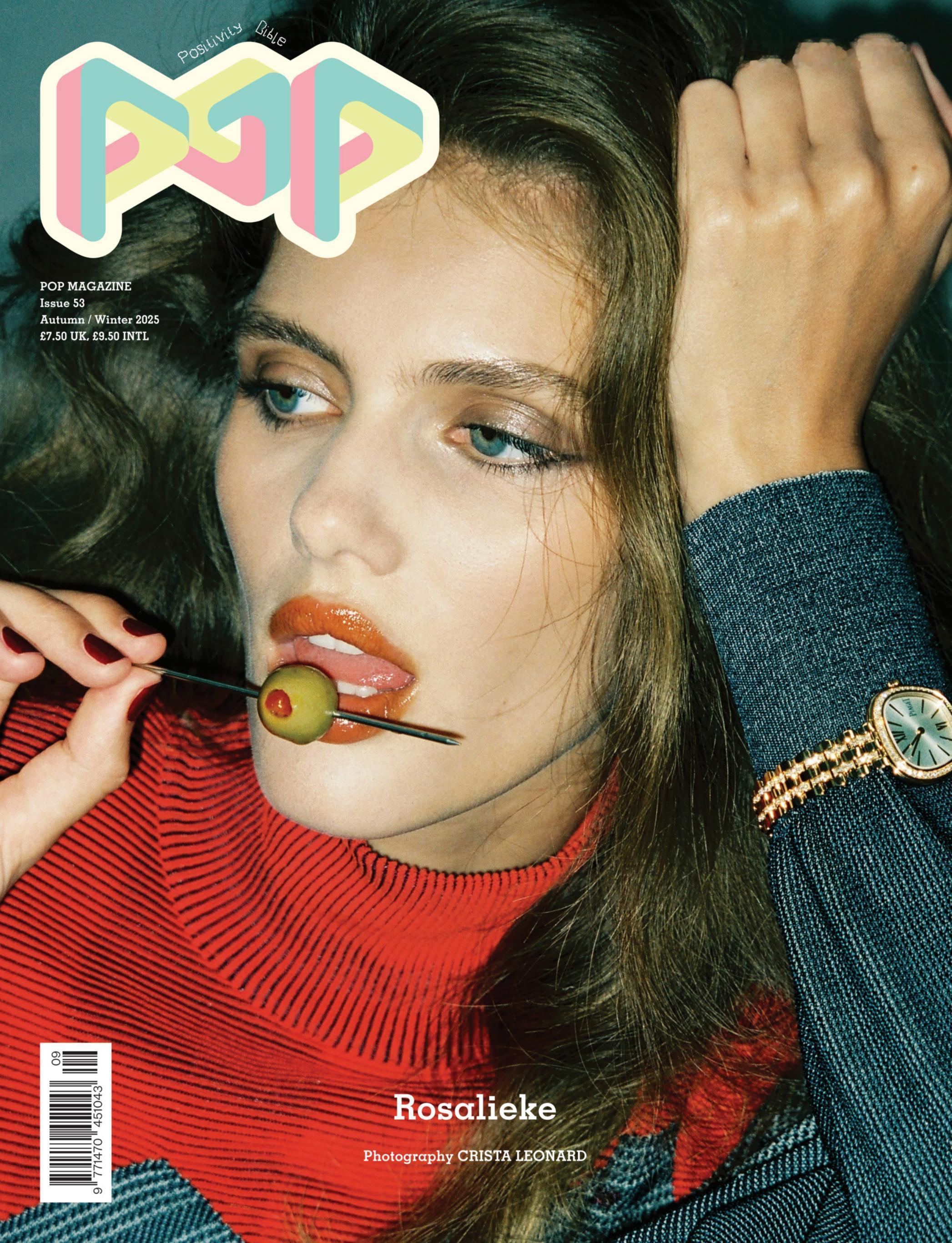 POP Magazine  A/W  2025 封面 ：Rosalieke 摄影