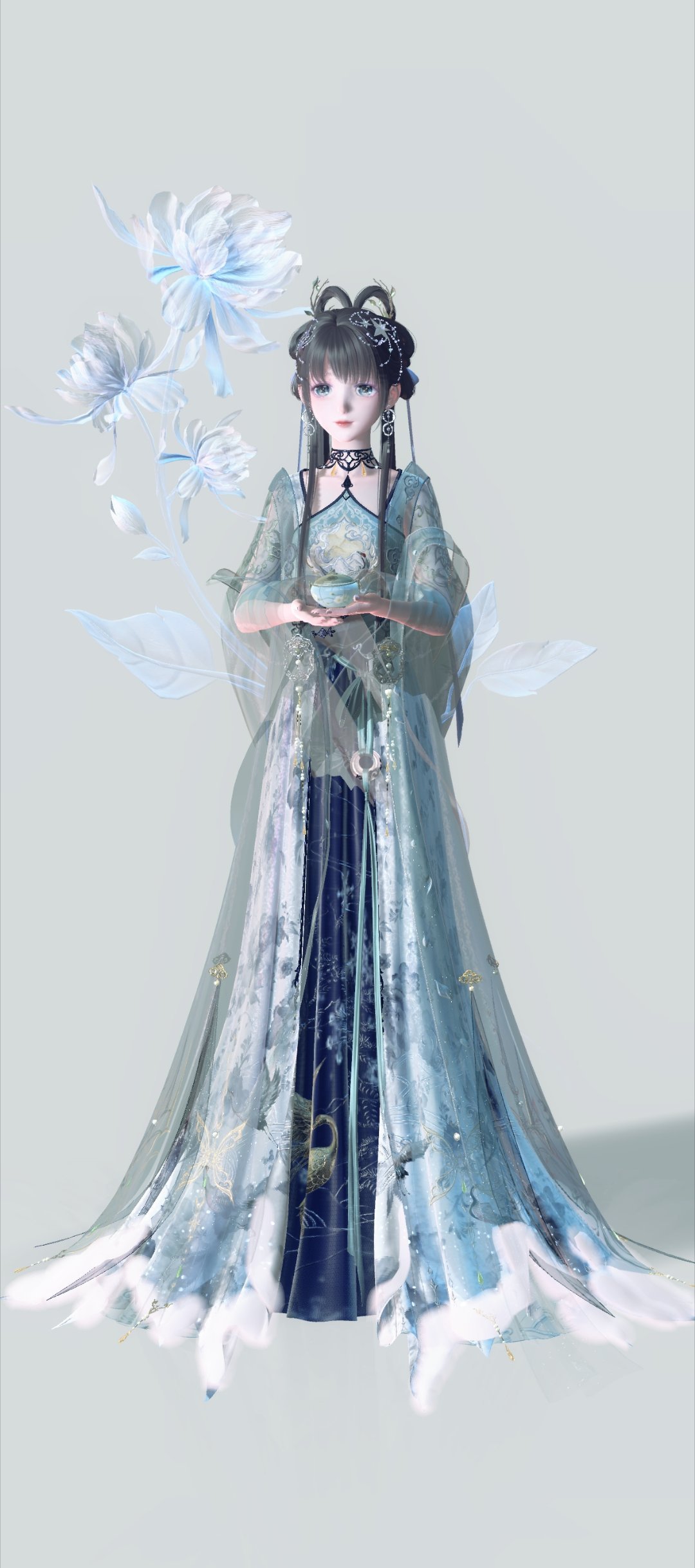 闪耀暖暖[超话]丹池点雪染色，沉迷云端风格[污] ​​​