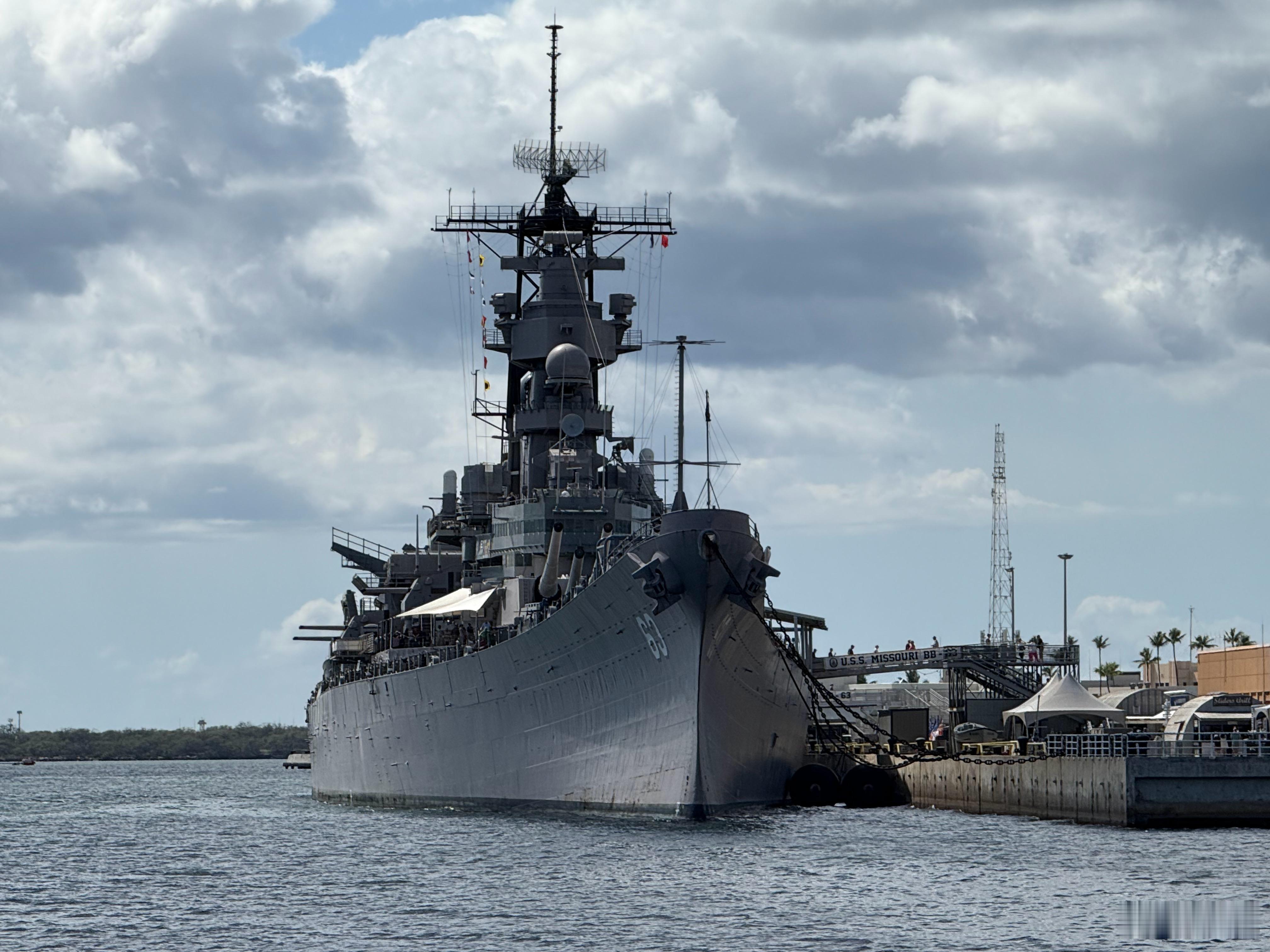 回溯：一周前参观珍珠港的密苏里号战列舰，1944年服役，1955年退役，1986