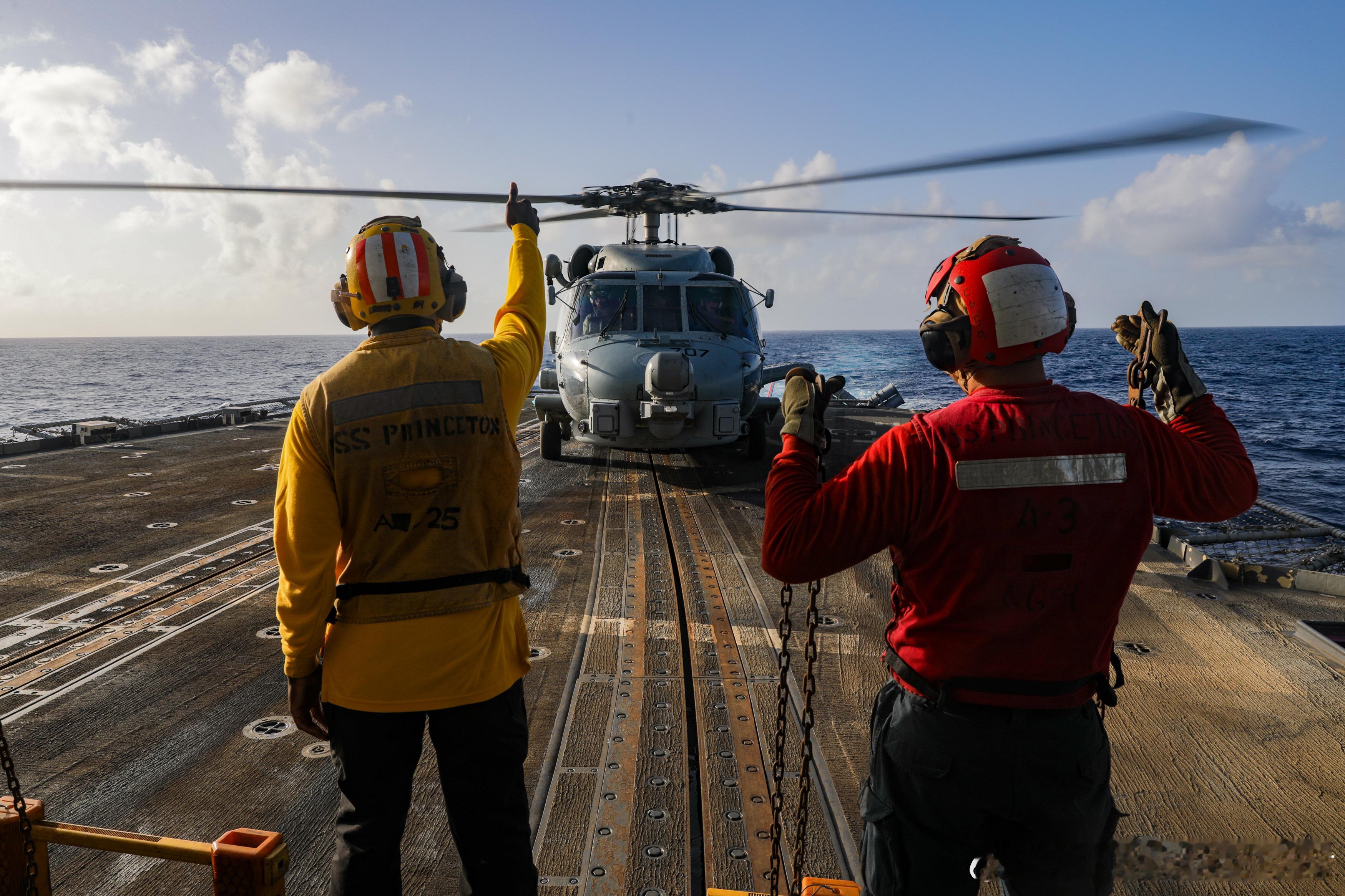 2025年6月10日，USS Princeton (CG 59)在中央司令部行动