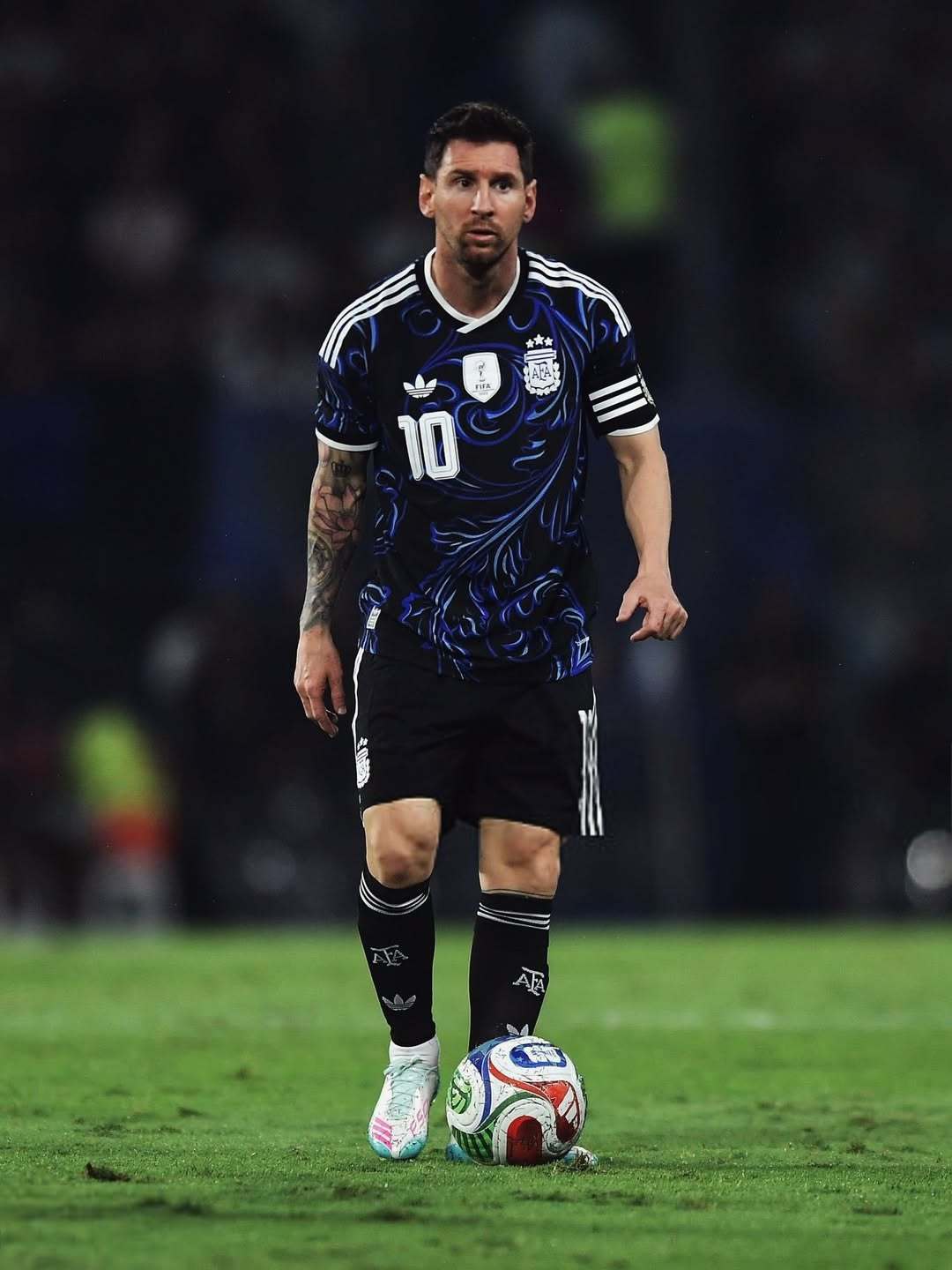 新球衣上身（德国&阿根廷）贤聊球衣世界杯阿迪达斯