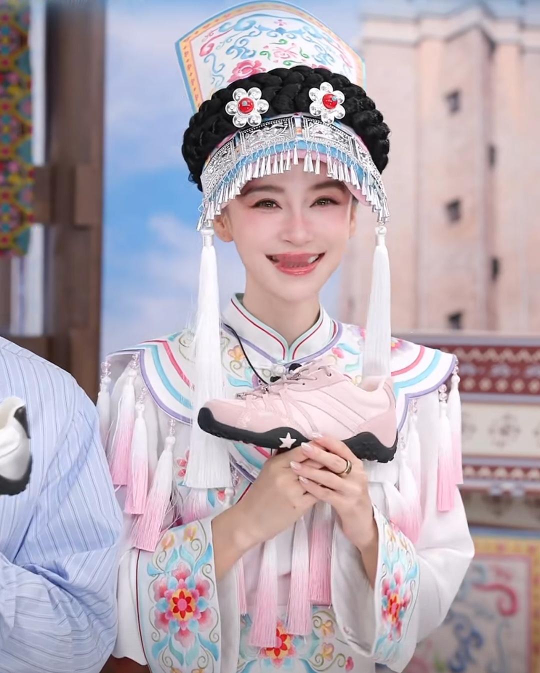 太牛了 ab！红蜻蜓女鞋第一！Angelababy陈飞宇杭州活动红蜻蜓女鞋代言人