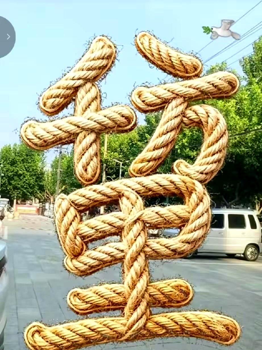 刚刷到一条微头条：“几个由绳子组成的成语，八十万里什么的”。
评论区立刻炸开：有