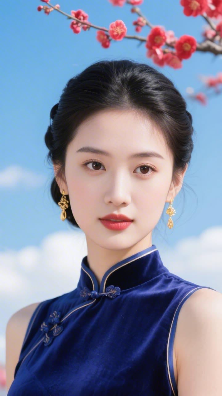 春日里的东方美人，花枝招展，韵味十足。