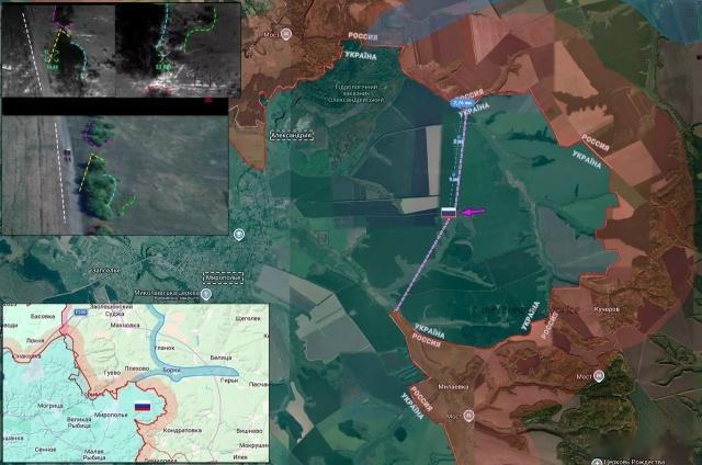 俄罗斯军队在苏梅地区的推进 