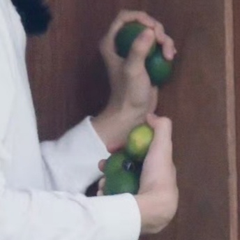 俊凯手掌🖐🏻大小=三颗鸡蛋=三颗柠檬？😸王俊凯 中餐厅10 cr.logo