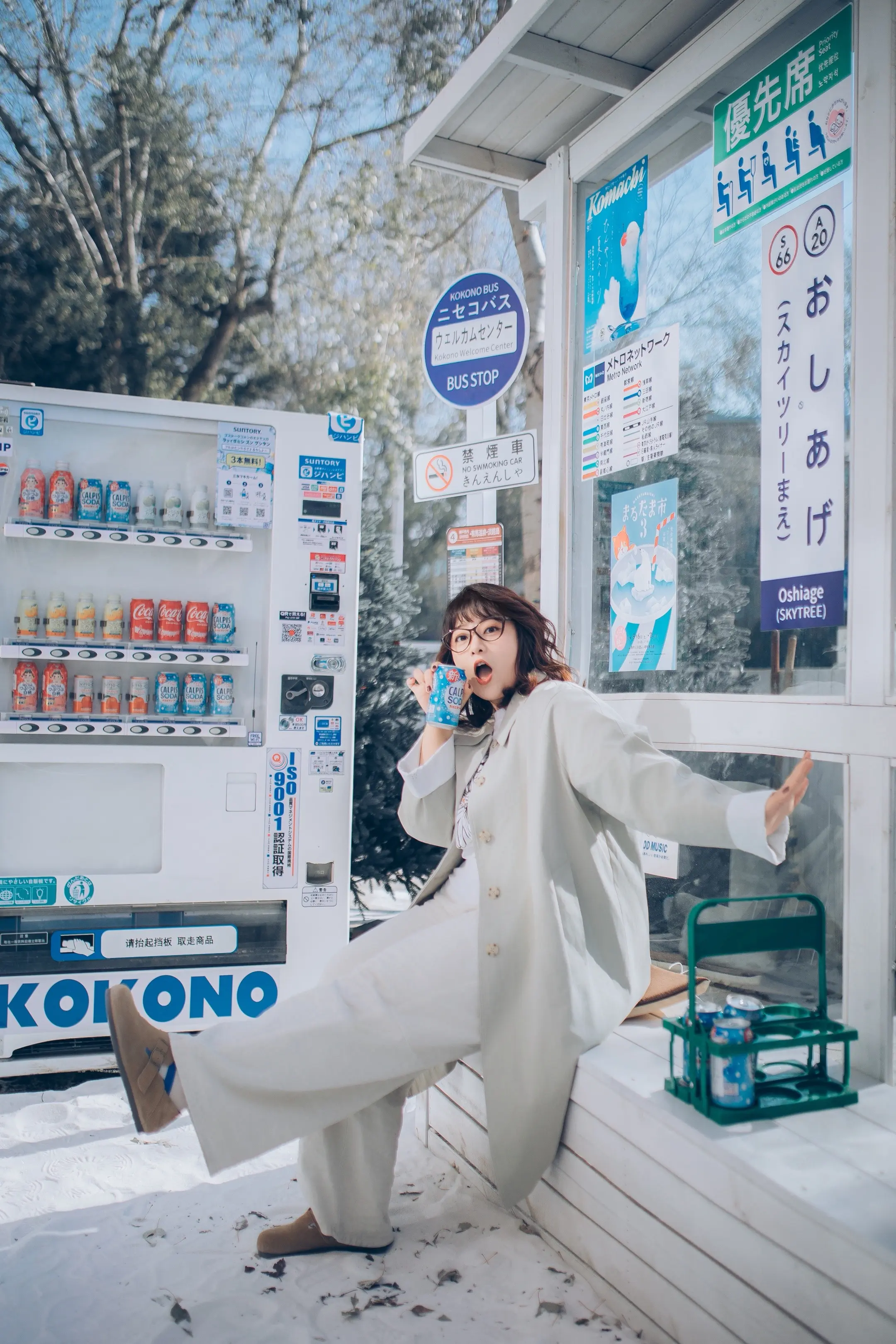 200斤胖女孩在长春拍的照。发朋友圈被问：你啥时候飞的北海道？！