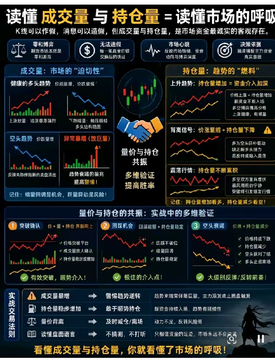 读懂成交量和持仓量看懂市场的呼吸！A股量能分析个股成交量