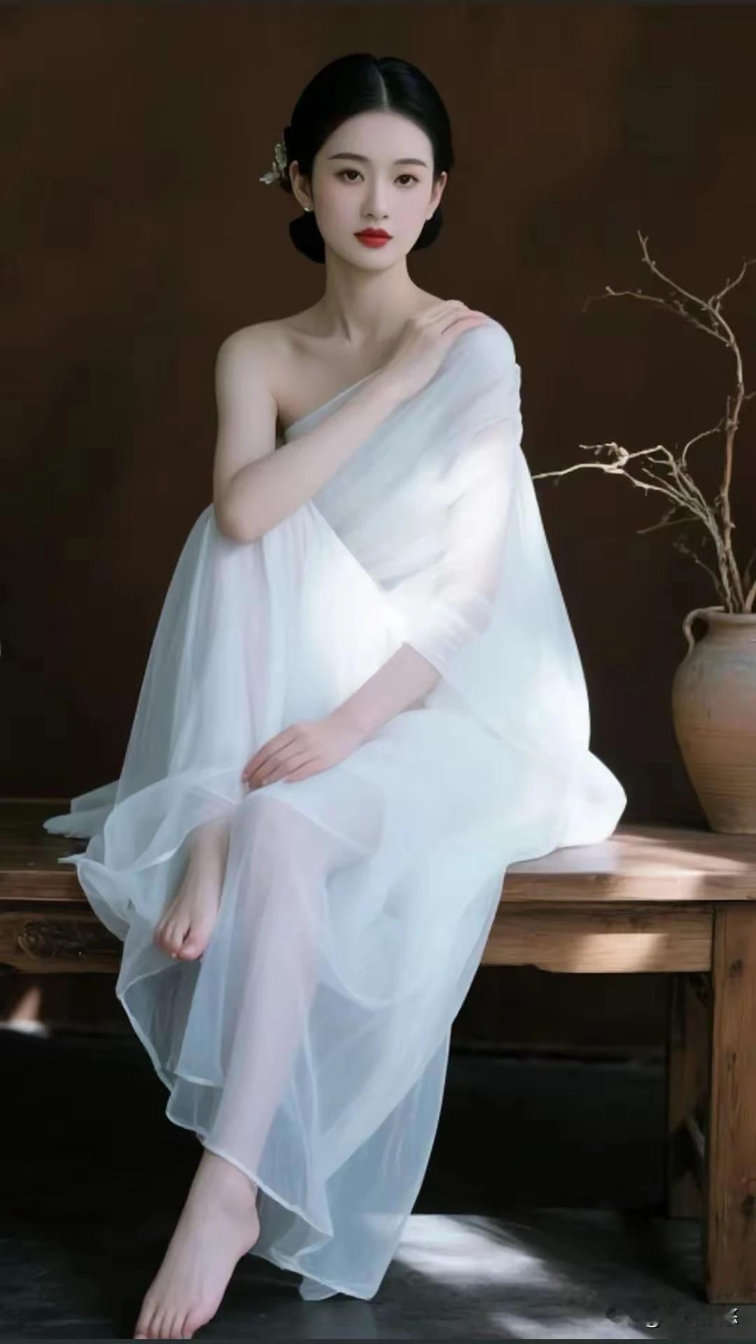 上班路上遇美人
你看她那小眼神
半含笑意三分媚
身姿妙慢动魄魂