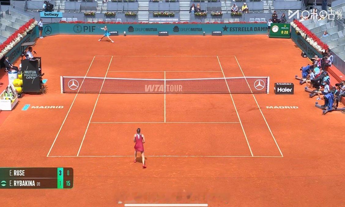 莱巴金娜1:3落后了网球莱巴金娜wta