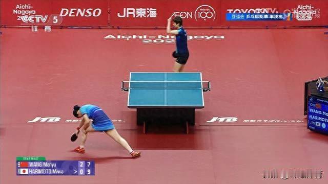 王曼昱统治级表现！4比1双杀张本美和，决赛对手今晚揭晓悬念