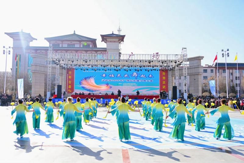 2026年宁夏灵武市广场民族健身舞大赛举行