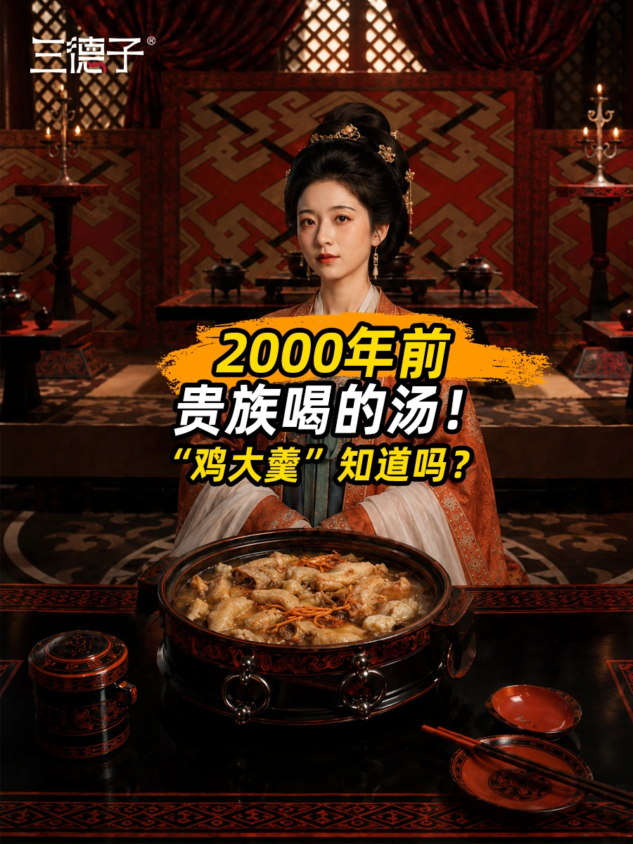 我竟然被2200年前就有的土鸡汤馋到了！