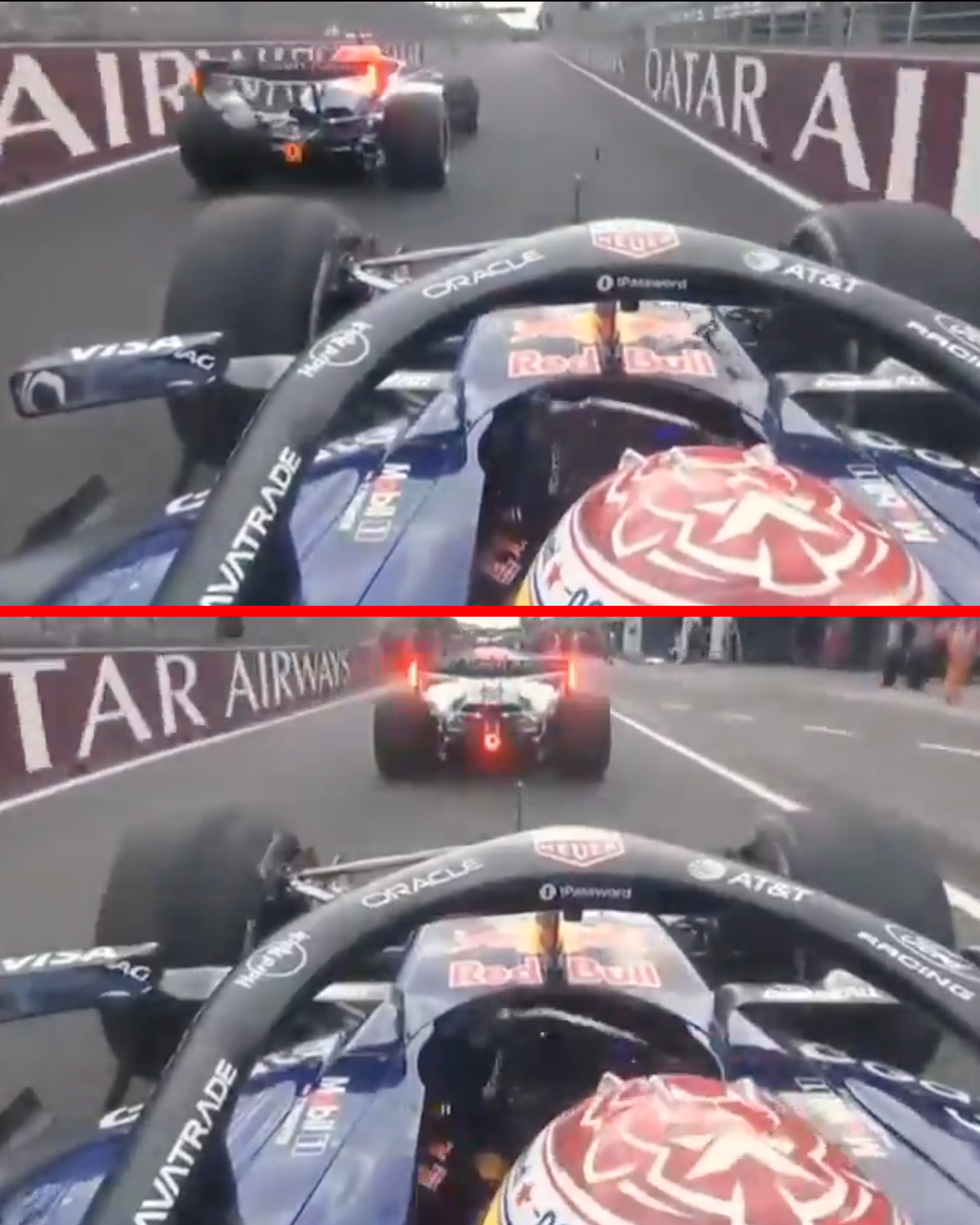 维斯塔潘吐槽林德布拉德: “That f**k just brake check