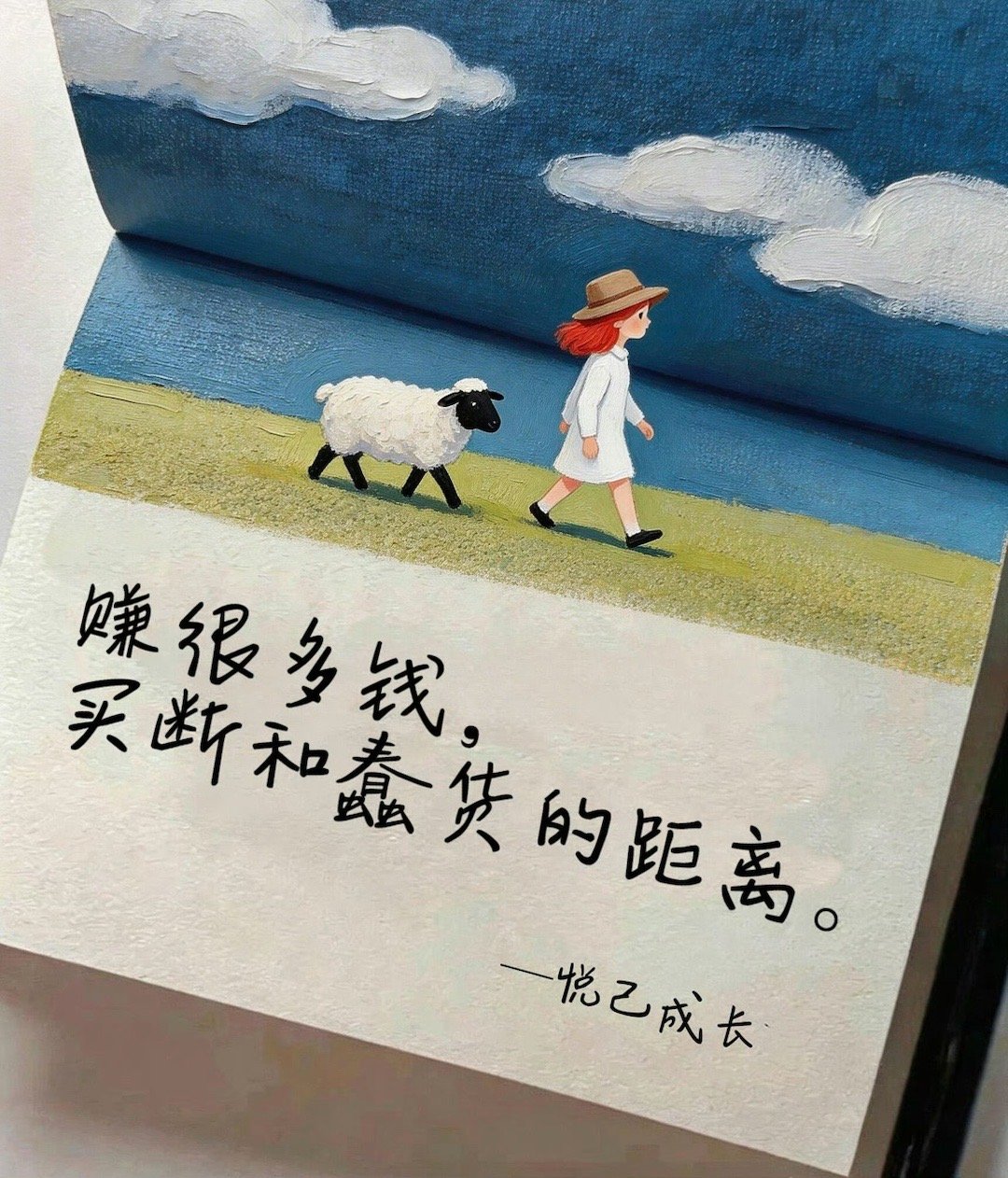 经历多了才懂，万事钱打底 