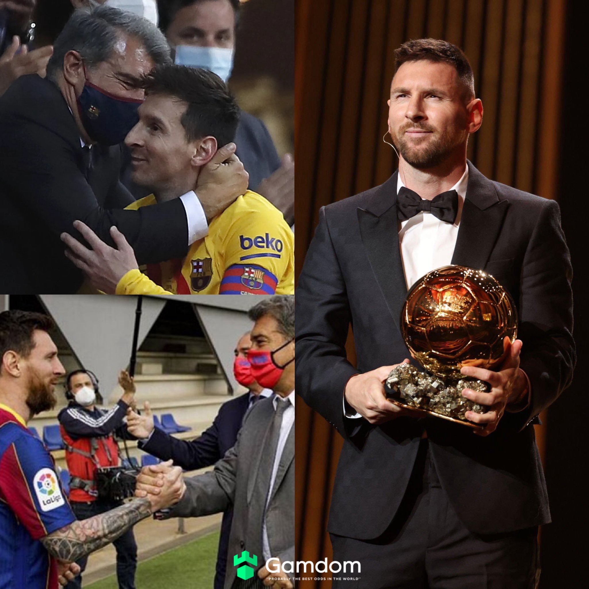 拉波尔塔：“我和梅西的关系已经不如从前了。在金球奖颁奖典礼上，我上前想和他打招呼