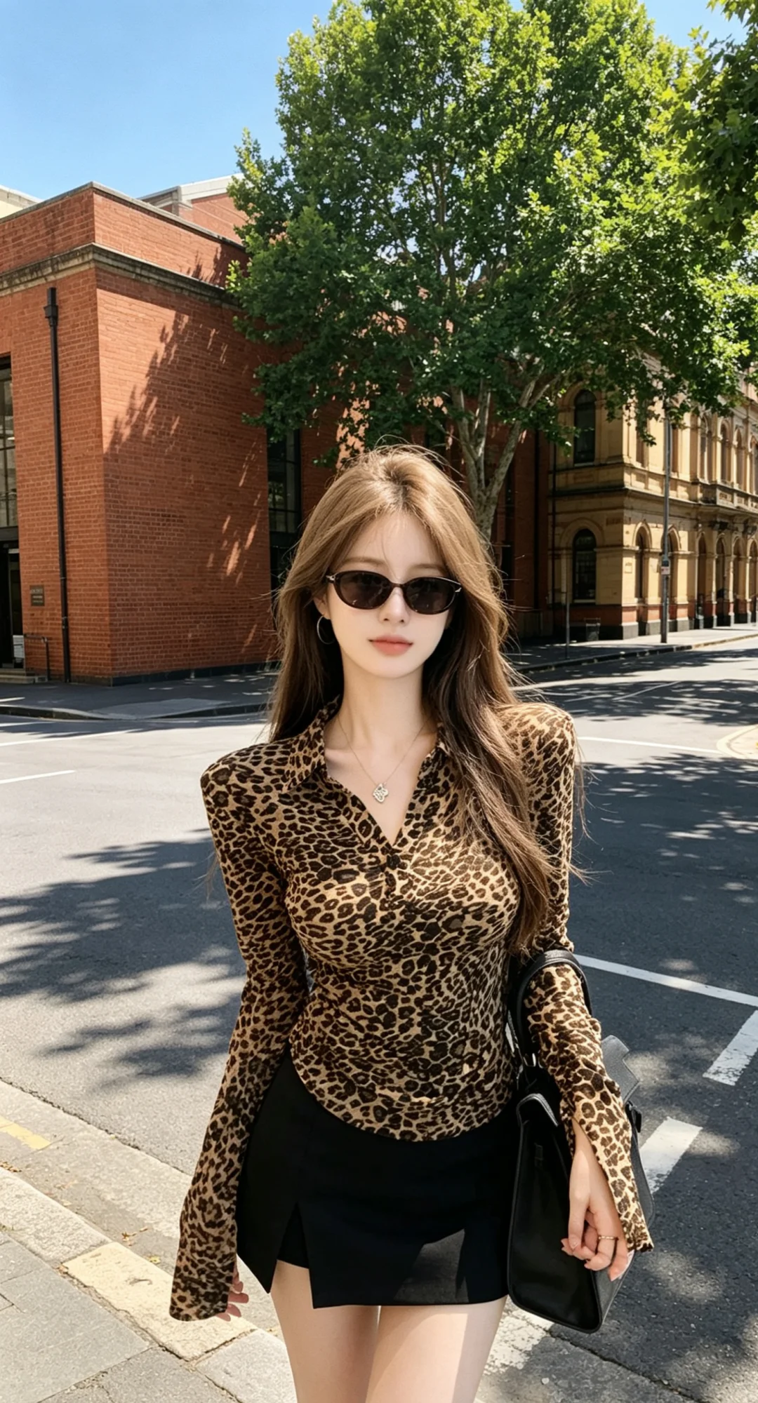 今天是豹纹穿搭