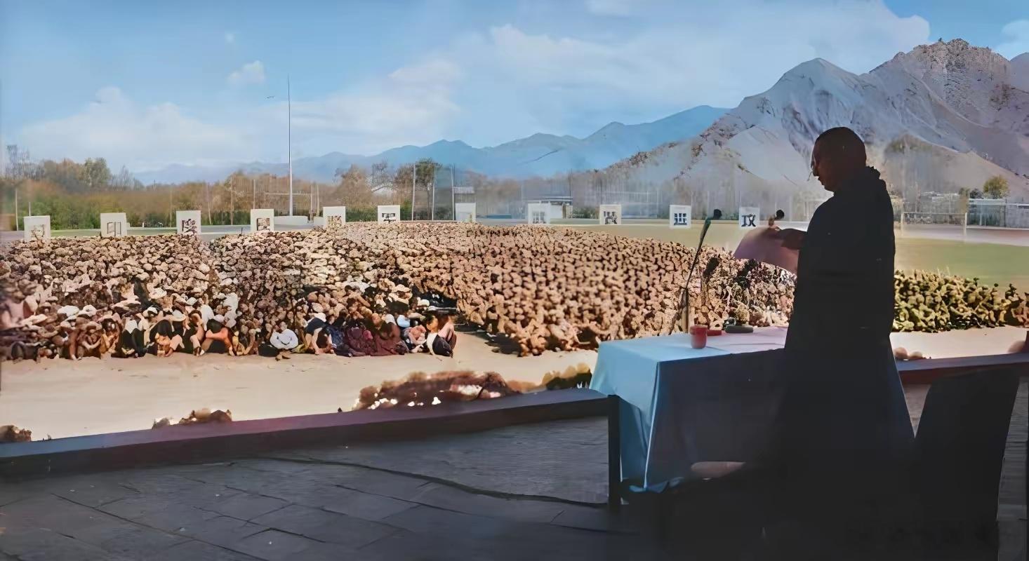 1962年，拉萨。印度侵犯我边境，解放军反击前的动员大会。[并不简单] 
