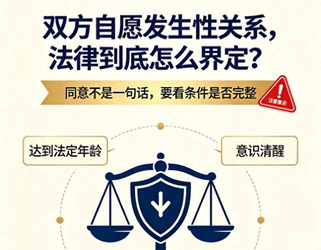 双方自愿发生性关系，法律到底怎么界定？