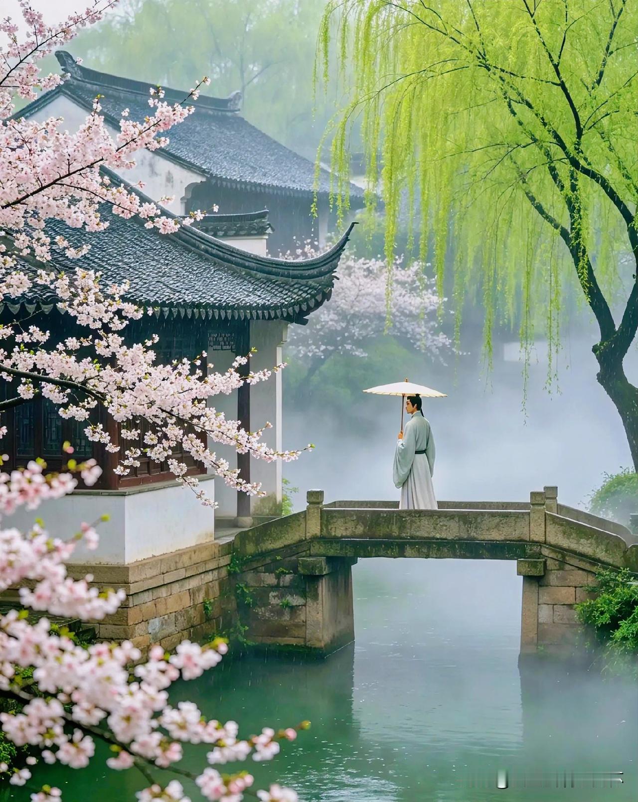 下联：细雨绵绵落晚檐
上联：有请雅士[玫瑰][玫瑰][玫瑰]