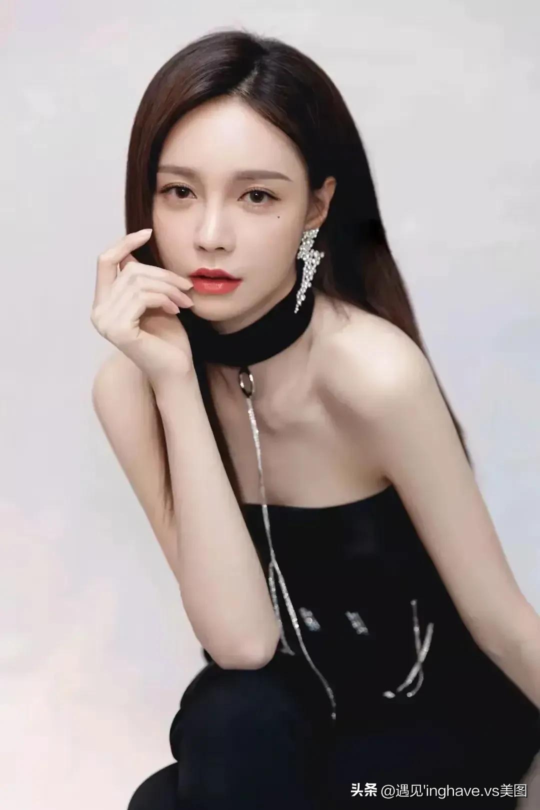 沈梦辰高挑美女气质好