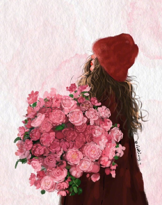 🌷“以前傻傻的追根问底，如今浅浅的笑而不语，允许自己做自己，也允许别人做别人。