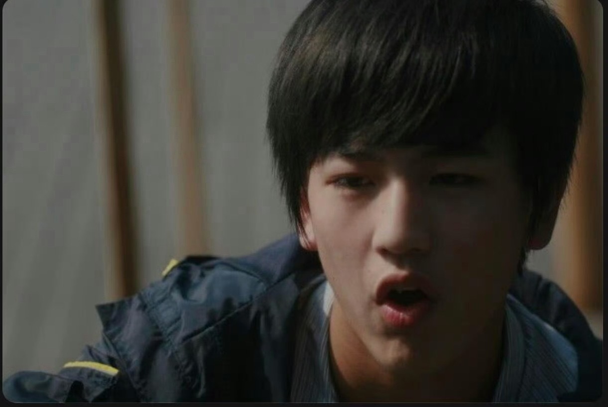 原来张凌赫这张图 出自这里从小就帅 