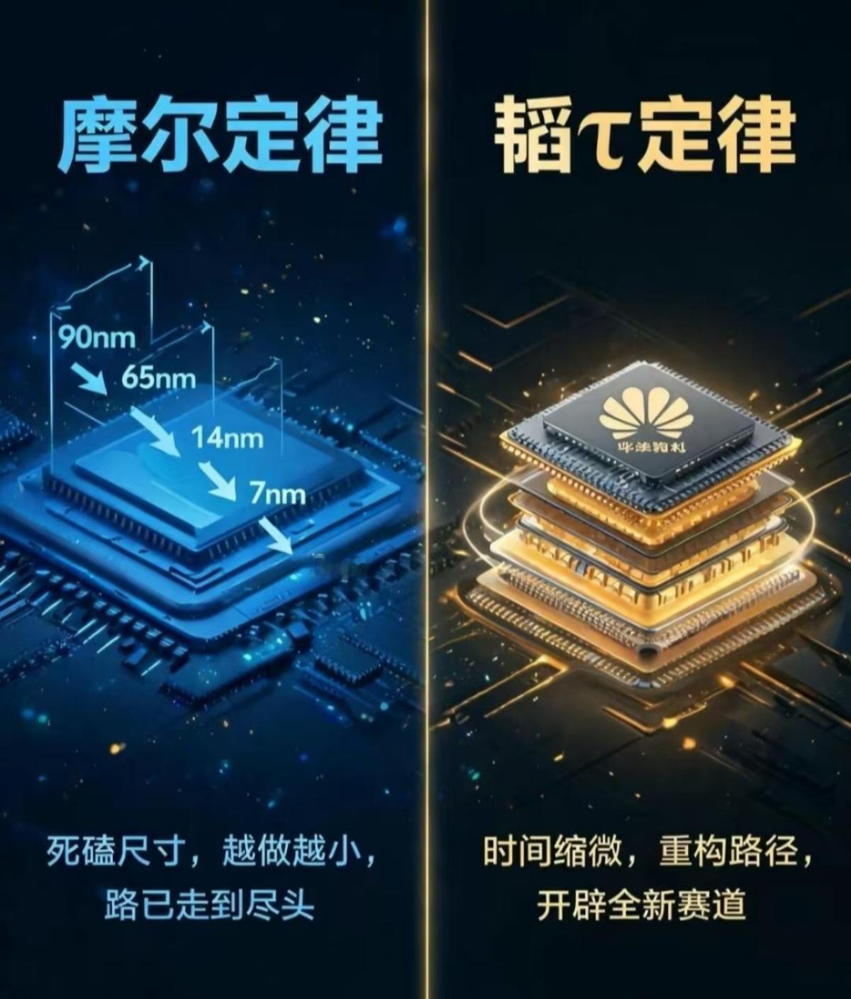 华为韬定律VS摩尔定律