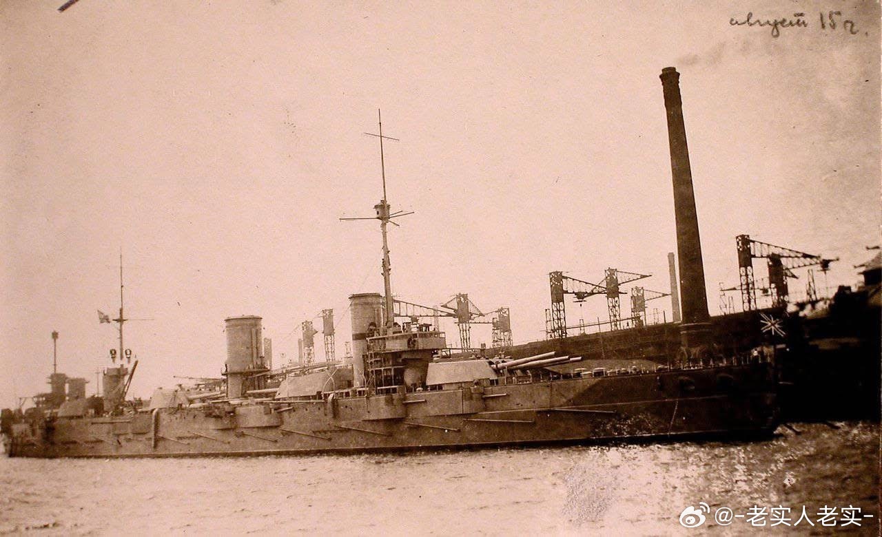 沙俄海军甘谷特级无畏舰线图（图1-3）以及在沙俄海军短暂服役期间拍摄的照片（图4